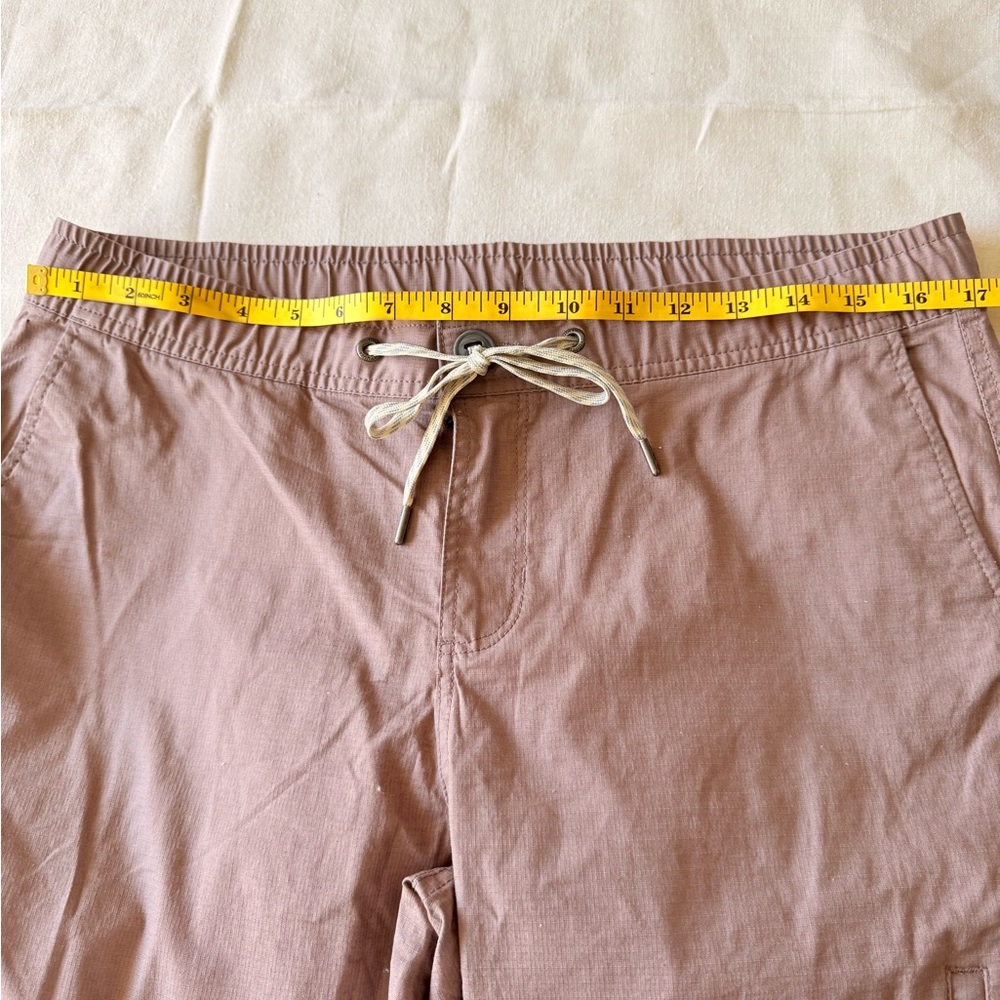 Vuori Women's hiking drawstring pull on organic cotton Pants - Mauve size‎ large - Picture 11 of 15